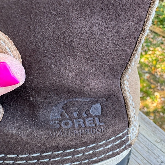 Sorel Joan Of Arctic 1540 Tall Faux Fur Cuff Winter Snow Duck Boots Woman's 8 - Picture 7 of 11